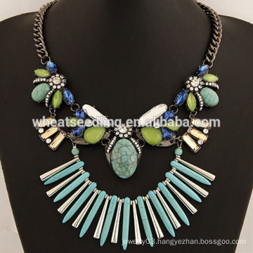 Newest fashion handmade stone necklaces
